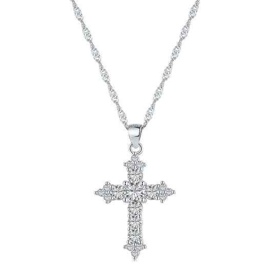 [ECHO ]Delicate Cross Shape Necklace