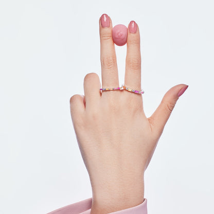 [ECHO ]Exquisite Multicolored Emerald Cut Daily Ring