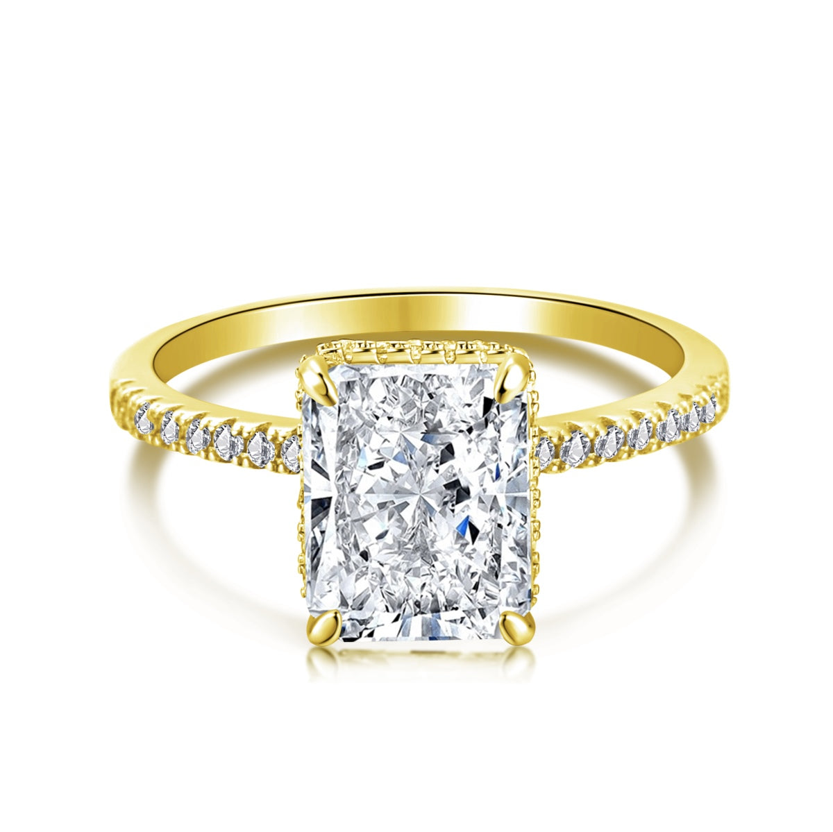 [ECHO ]4.0 Carat Luxurious Engagement Ring