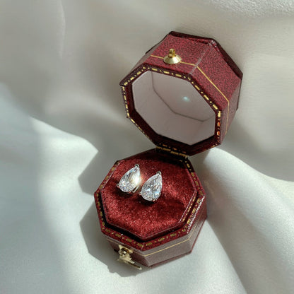 [ECHO ]Ornate Water Drop Shape Earrings