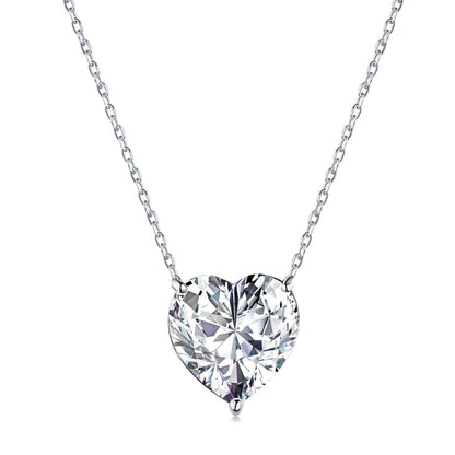 [ECHO ]6.0 carat Radiant Heart Shape Necklace