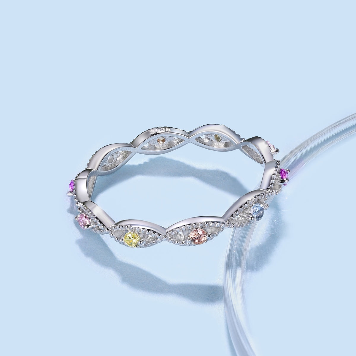 [ECHO ]Elegant Energetic Round Cut Daily Ring