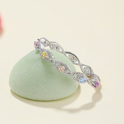 [ECHO ]Elegant Energetic Round Cut Daily Ring