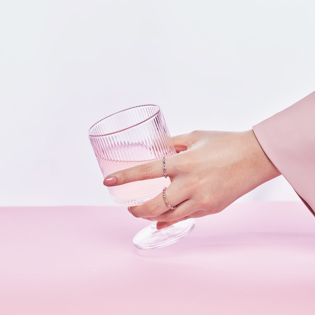 [ECHO ]Elegant Energetic Round Cut Daily Ring