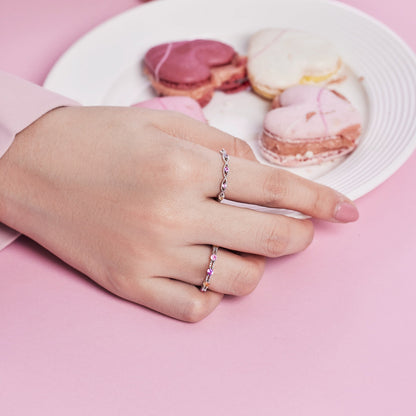 [ECHO ]Elegant Energetic Round Cut Daily Ring