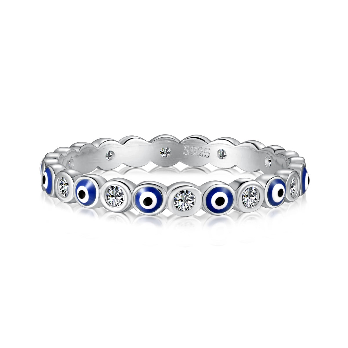 [ECHO ]Sparkling Vibrant Round Shape Daily Ring