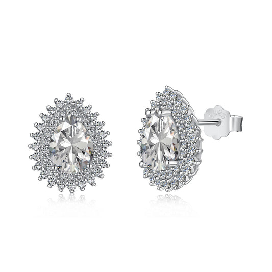 [ECHO ]Delicate Gorgeous Pear Cut Daily Earrings