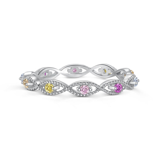 [ECHO ]Elegant Energetic Round Cut Daily Ring