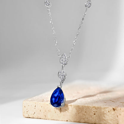 [ECHO ]Dazzling Pear Cut Necklace