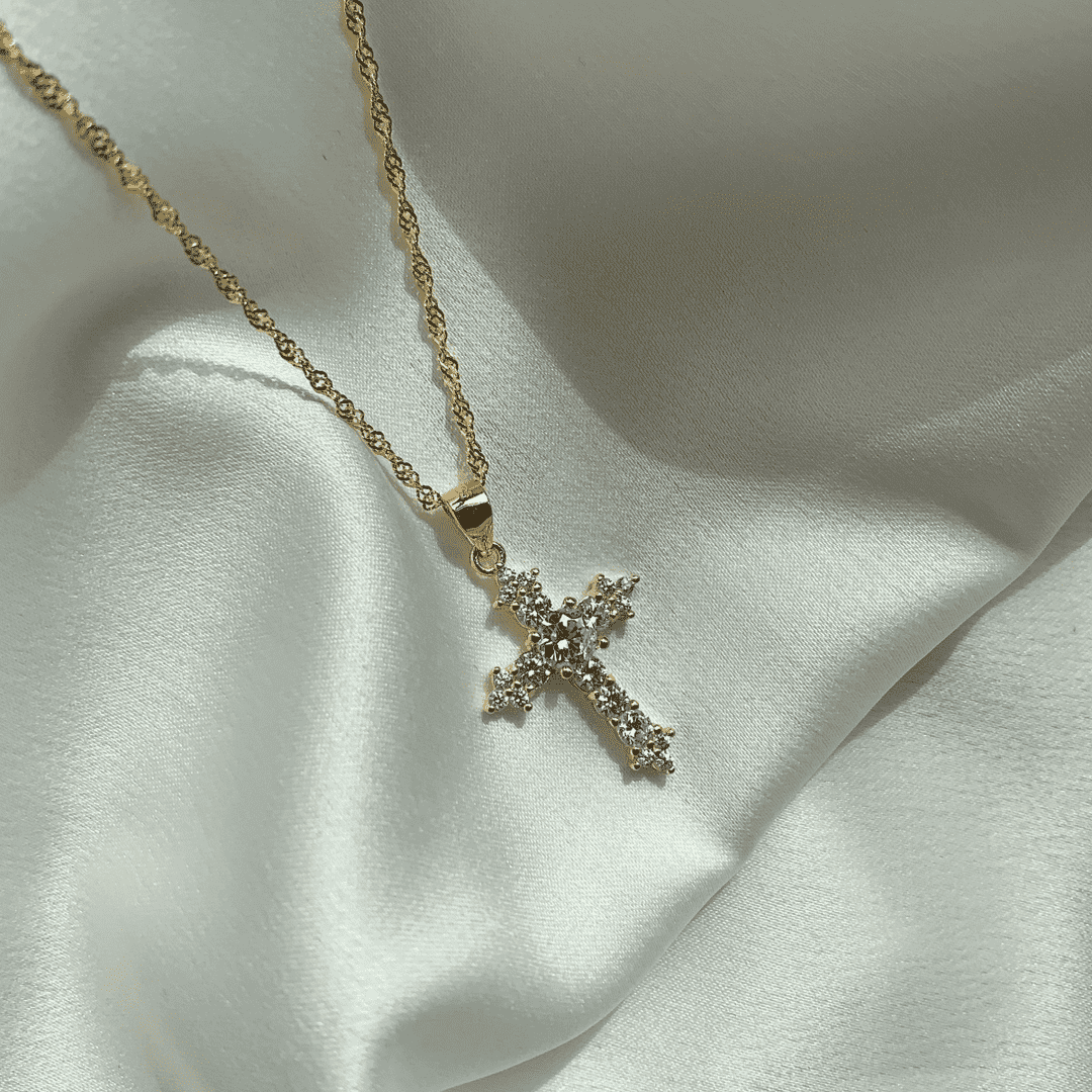 [ECHO ]Delicate Cross Shape Necklace