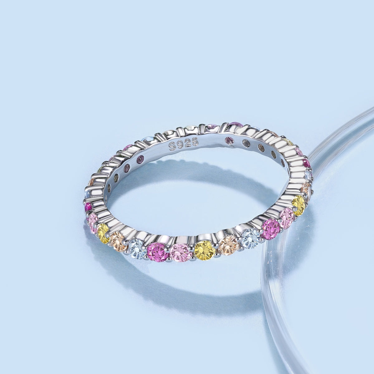 [ECHO ]Elegant Vivid Round Cut Daily Ring