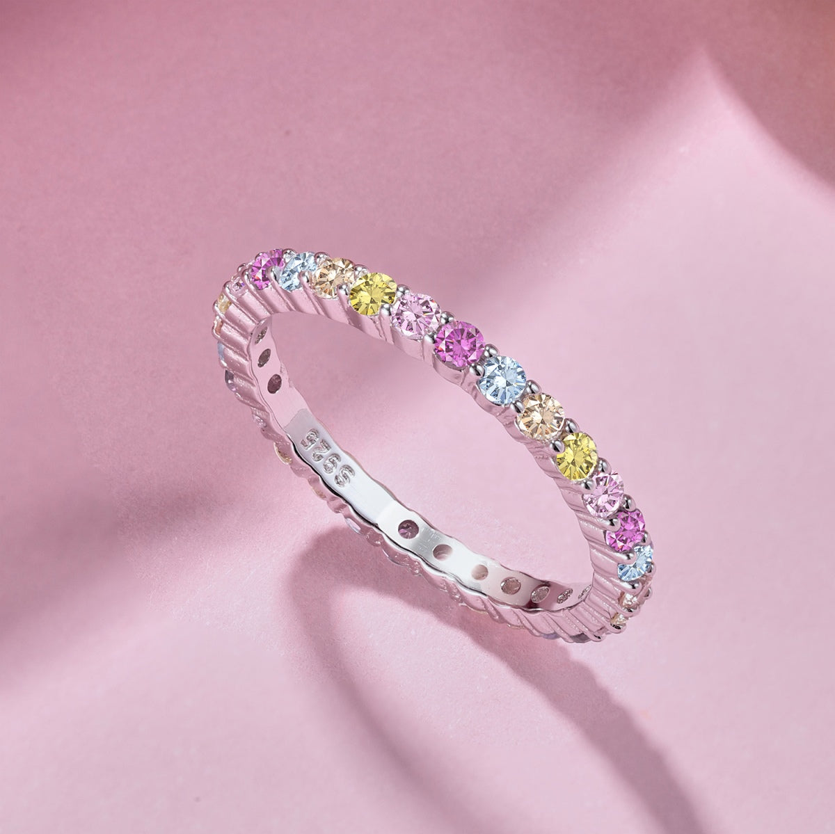 [ECHO ]Elegant Vivid Round Cut Daily Ring