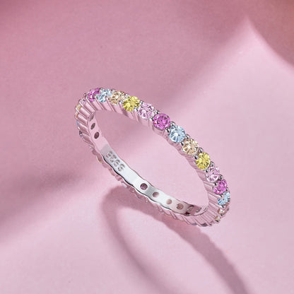 [ECHO ]Elegant Vivid Round Cut Daily Ring