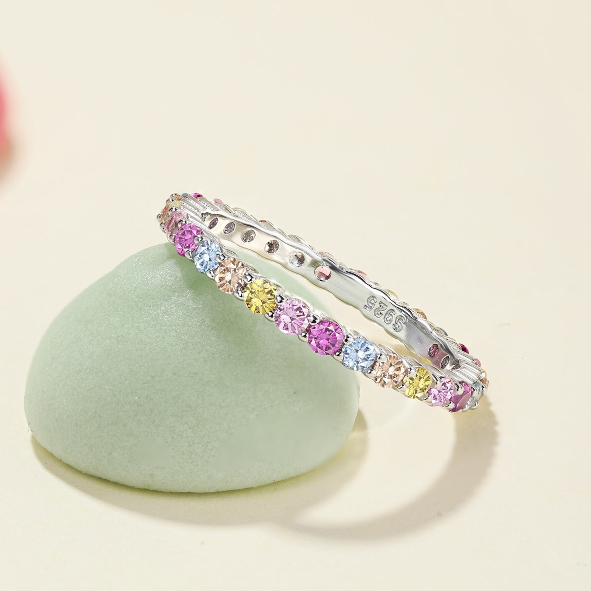 [ECHO ]Elegant Vivid Round Cut Daily Ring