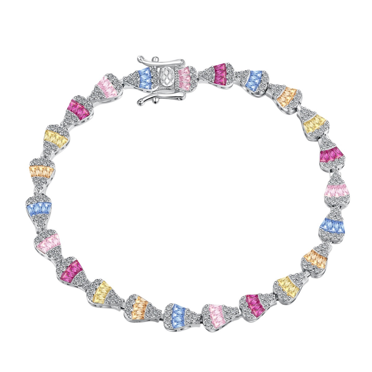 [ECHO ]Radiant Water Drop Shape Daily Bracelet
