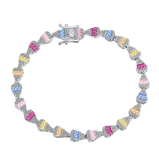 [ECHO ]Radiant Water Drop Shape Daily Bracelet