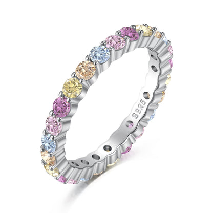[ECHO ]Elegant Vivid Round Cut Daily Ring