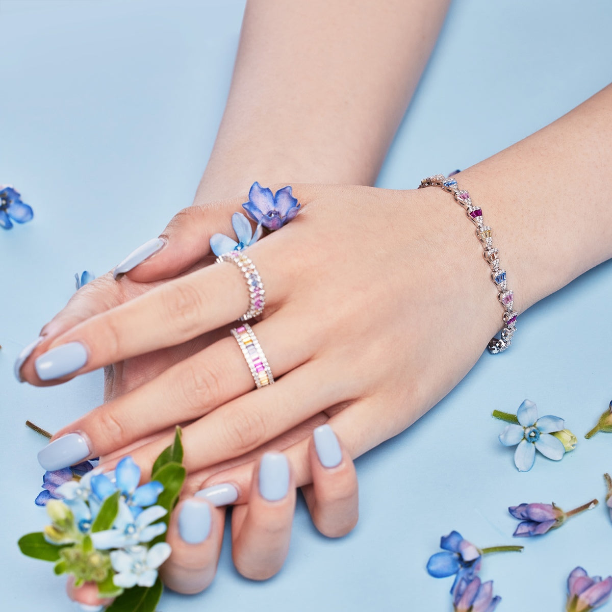 [ECHO ]Radiant Water Drop Shape Daily Bracelet