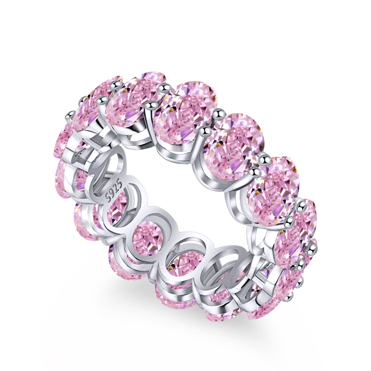 [ECHO ]Dainty Elongated Cushion Cut Tennis Ring