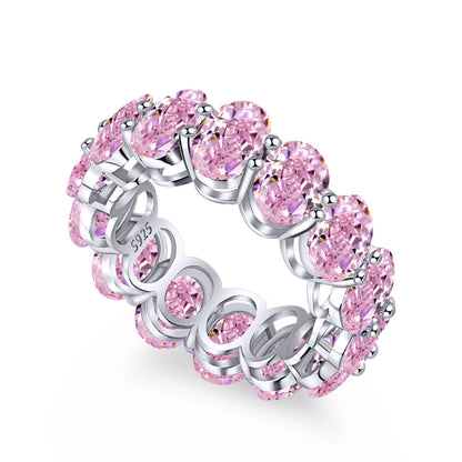 [ECHO ]Dainty Elongated Cushion Cut Tennis Ring