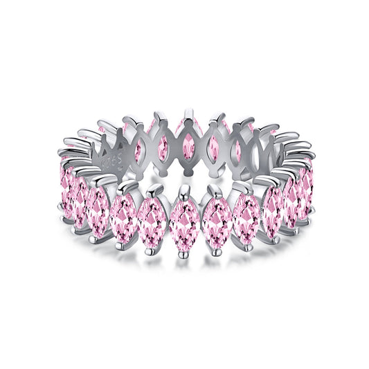 [ECHO ]Gorgeous Marquise Cut Tennis Ring