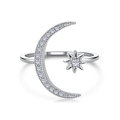 [ECHO ]Eternity Moon & Star Ring