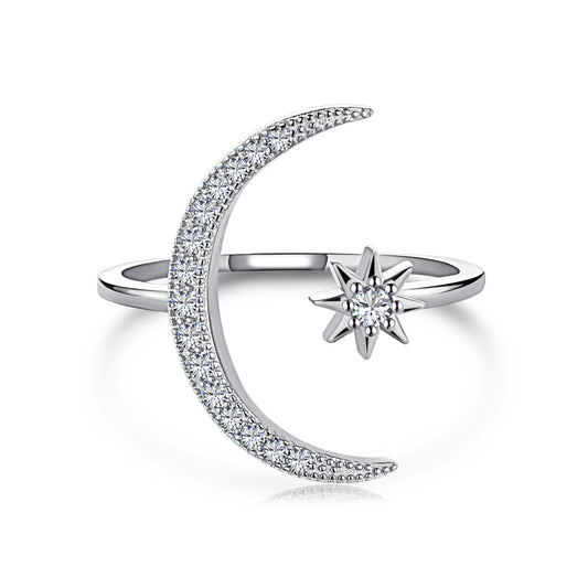 [ECHO ]Eternity Moon & Star Ring
