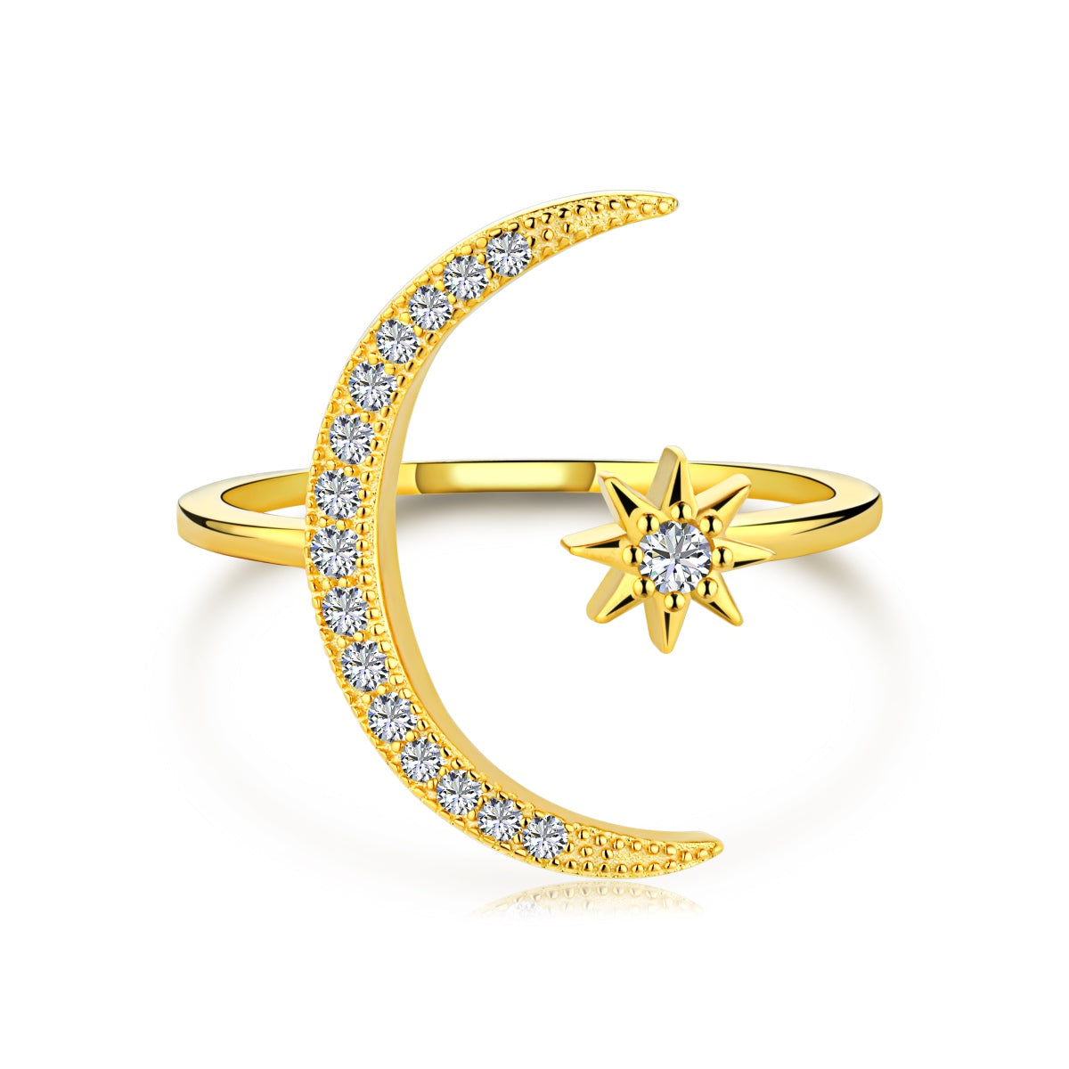[ECHO ]Eternity Moon & Star Ring