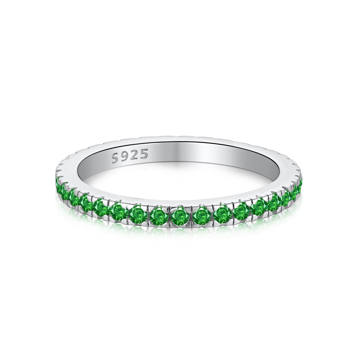 [ECHO ]Delicate Sparkling Round Cut Daily Ring