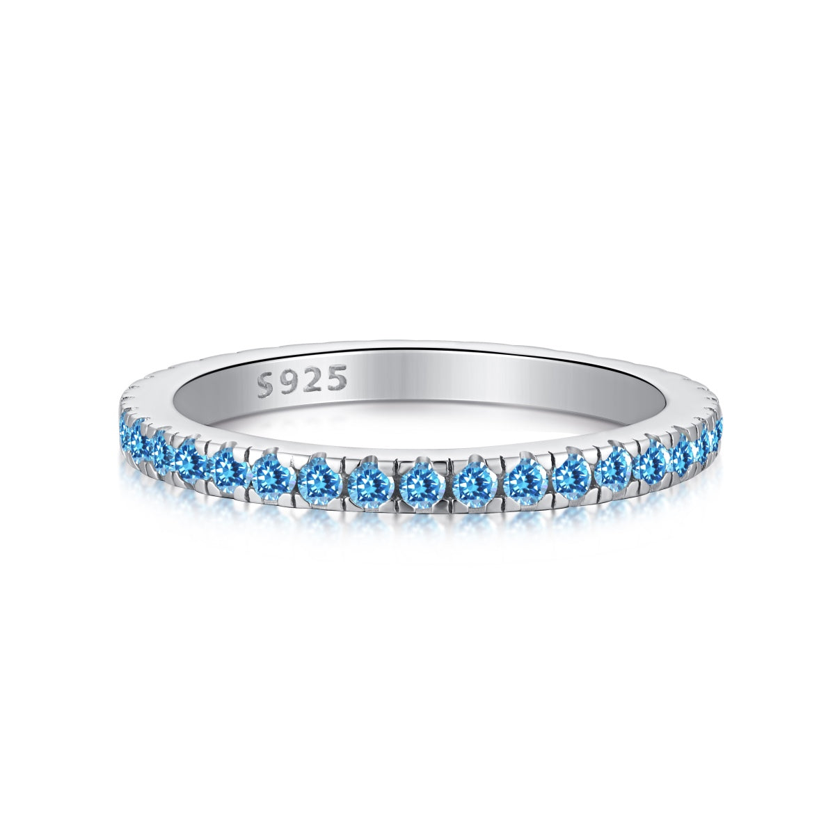 [ECHO ]Delicate Sparkling Round Cut Daily Ring