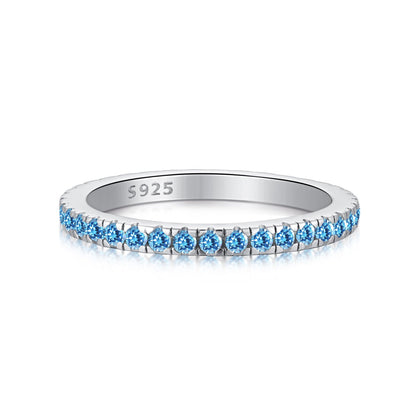 [ECHO ]Delicate Sparkling Round Cut Daily Ring