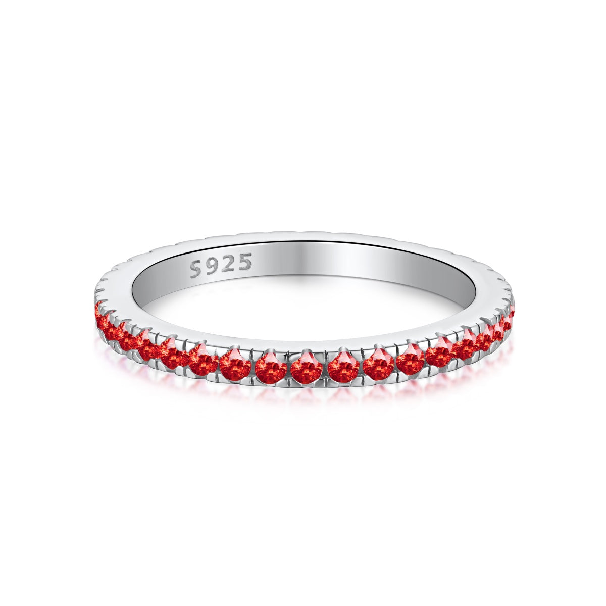 [ECHO ]Delicate Sparkling Round Cut Daily Ring