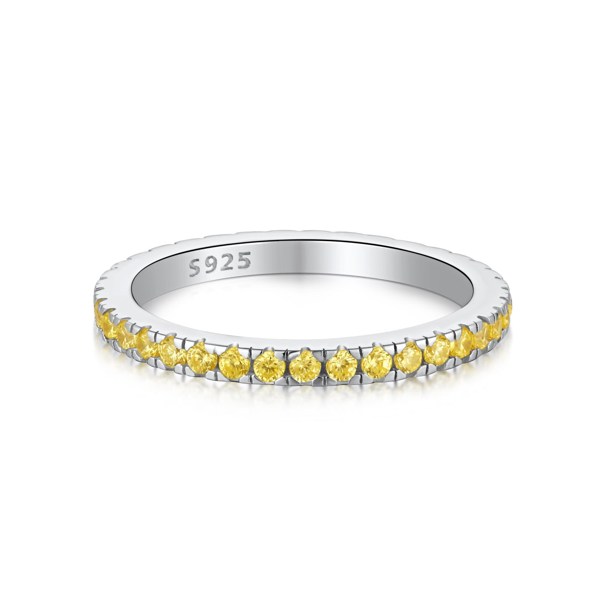 [ECHO ]Delicate Sparkling Round Cut Daily Ring