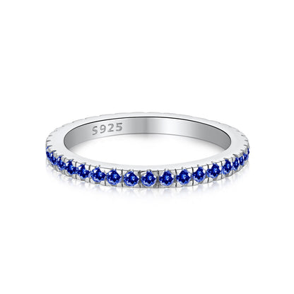 [ECHO ]Delicate Sparkling Round Cut Daily Ring
