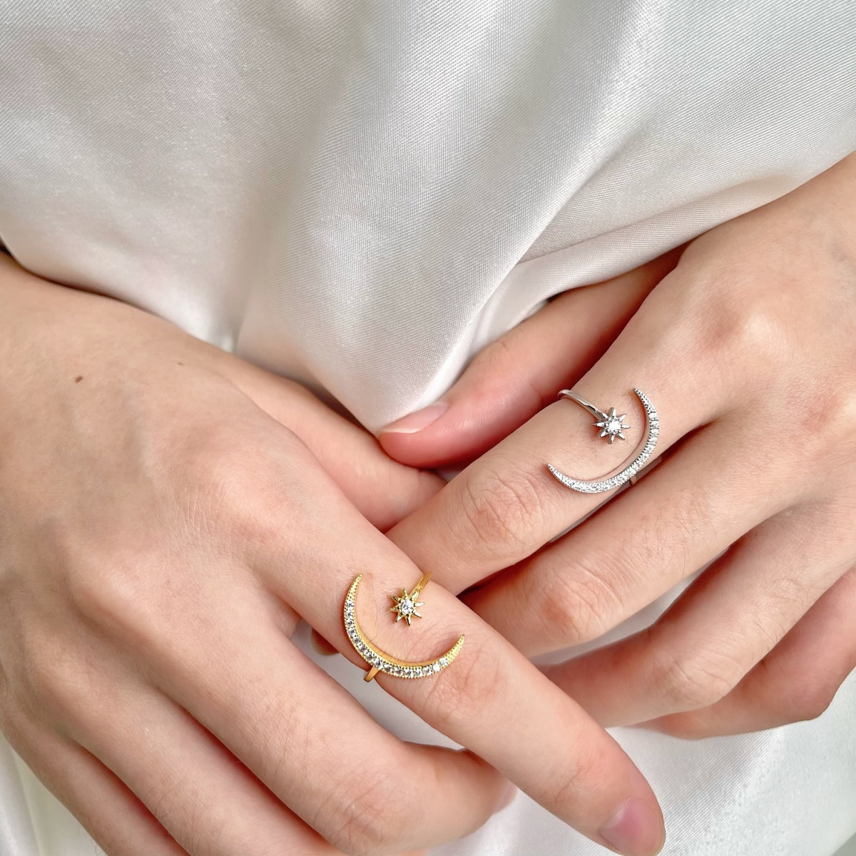 [ECHO ]Eternity Moon & Star Ring