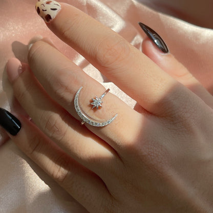 [ECHO ]Eternity Moon & Star Ring