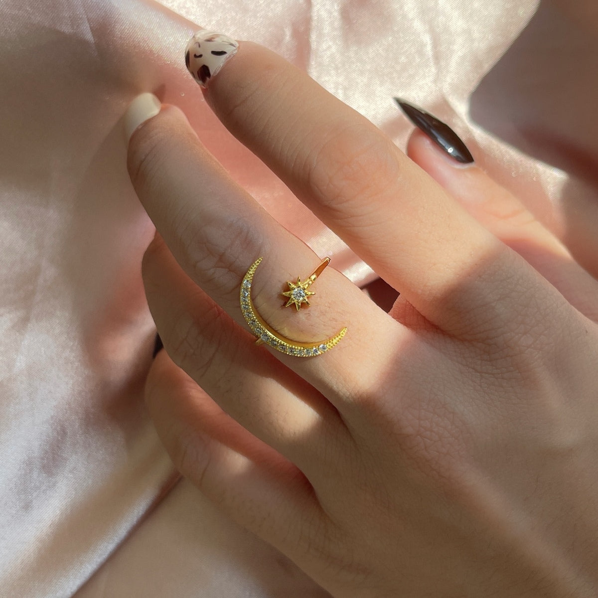 [ECHO ]Eternity Moon & Star Ring