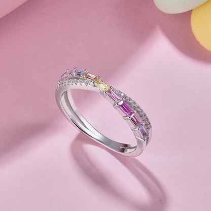 [ECHO ]Energetic Elegant Radiant Cut Party Ring