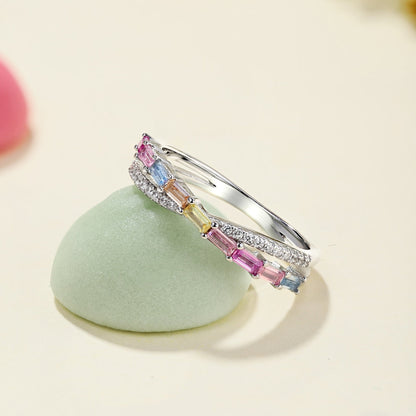 [ECHO ]Energetic Elegant Radiant Cut Party Ring