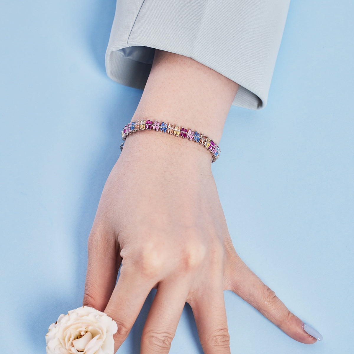 [ECHO ]Sparkling Exquisite Multi Cut Party Bracelet