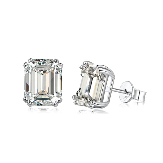 [ECHO ]Dazzling Square Shape Earrings