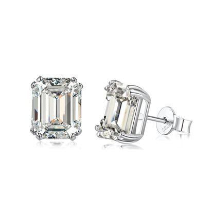 [ECHO ]Dazzling Square Shape Earrings