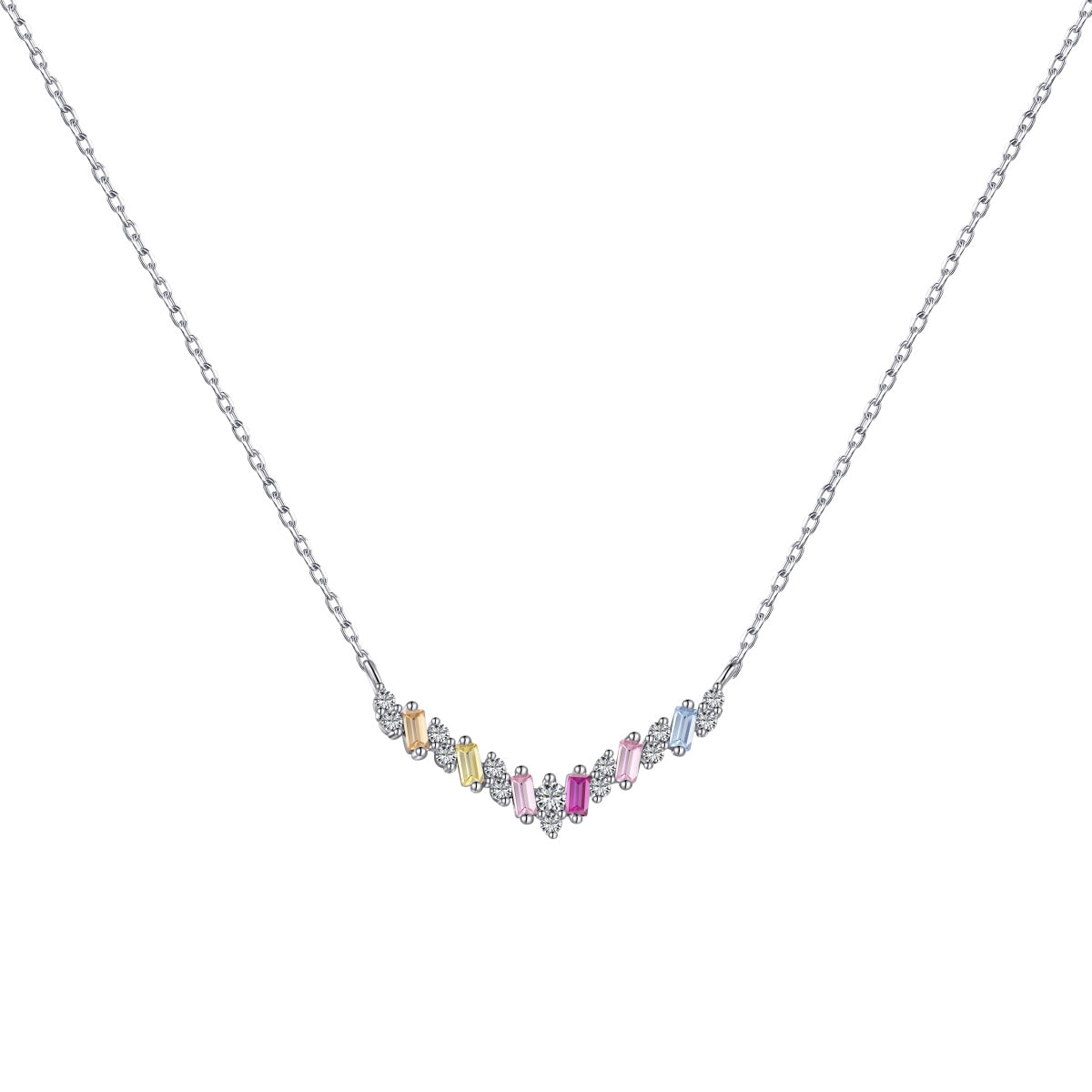 [ECHO ]Dazzling Rainbow Necklace