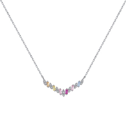 [ECHO ]Dazzling Rainbow Necklace