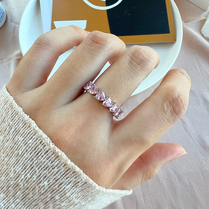 [ECHO ]0.25 Carat Radiant Romance Heart Cut Lover Ring