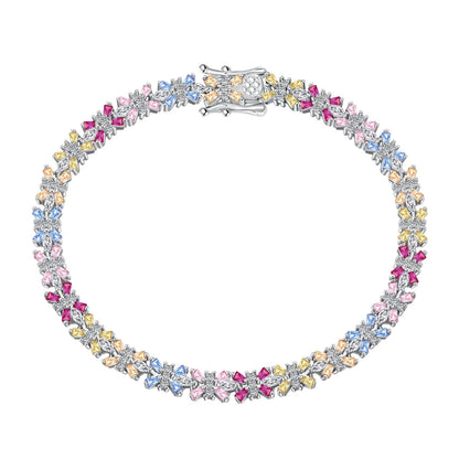 [ECHO ]Radiant Colorful Emerald Cut Party Bracelet