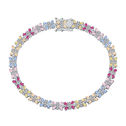 [ECHO ]Radiant Colorful Emerald Cut Party Bracelet