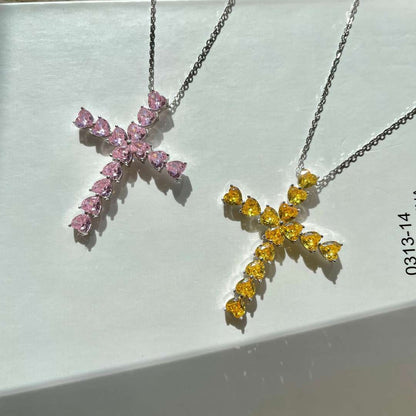 [ECHO ]Radiant Cross Shape Necklace