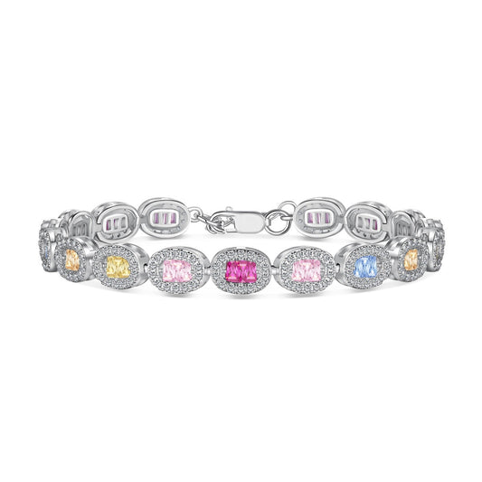 [ECHO ]Exquisite Ornate Emerald Cut Daily Bracelet