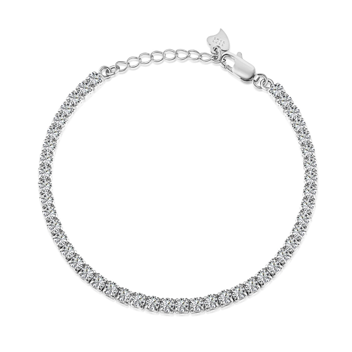 [ECHO ]Sparkling Round Cut Daily Bracelet